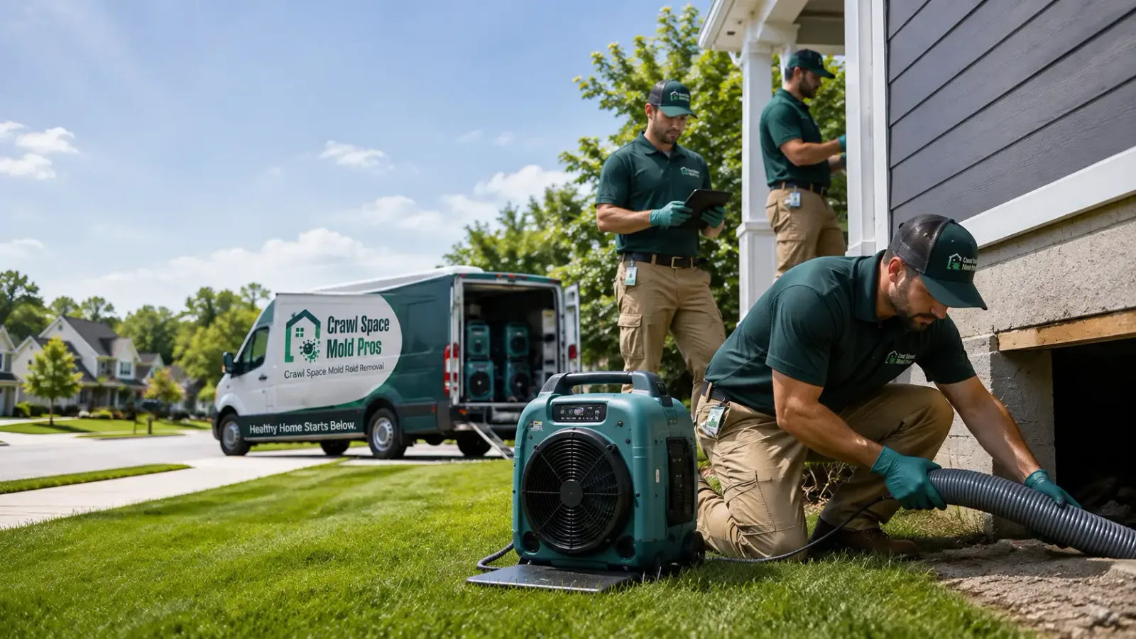 Crawl Space Mold Removal in Oak Ridge, NC